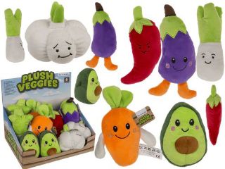 Obrázek z Zelenina plyš 16cm, 6dr (12) 